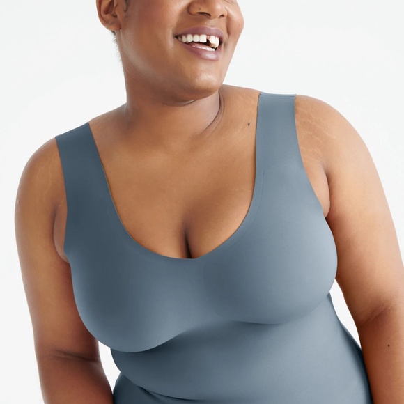 KNIX - Luxe Lift Smoothing Shapewear Tank Top - Dark Smoke Grey - XXL - Picture 3 of 9